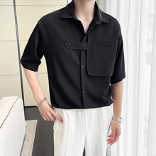 Load image into Gallery viewer, Loose Half Sleeve Pocket Shirt