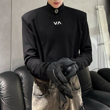 Load image into Gallery viewer, Shoulder Pad Metal Logo Bottoming Shirt