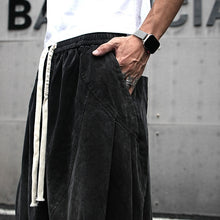 Load image into Gallery viewer, Retro Drawstring Wide-leg Harem Pants