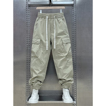Load image into Gallery viewer, Multi-pocket Quick-dry Cargo Joggers with Drawstring Cuffs