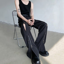 Load image into Gallery viewer, Straight Zipper Casual Floor Mopping Pants