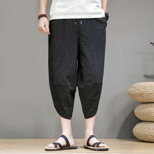 Load image into Gallery viewer, Striped Carrot Loose Wide-leg Casual Pants