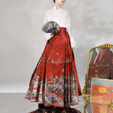 Load image into Gallery viewer, Embroidered Pattern Horse Face Skirt