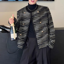 Load image into Gallery viewer, Metal Button Wool Webbing Loose Jacket