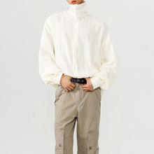 Load image into Gallery viewer, Lapel Drape Casual Shirt