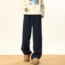 Load image into Gallery viewer, Thick Cotton Casual Corduroy Straight Wide-leg Pants