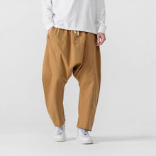 Load image into Gallery viewer, Retro Low Crotch Casual Loose Straight Wide Leg Pants