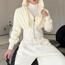 Load image into Gallery viewer, Retro Knit Cropped Sweater Wide-Leg Trousers Two-Piece Set