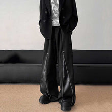 Load image into Gallery viewer, American Style Loose Leather Wide-leg Pants