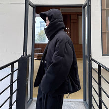 Load image into Gallery viewer, Air Layer Knitted Three-dimensional Cutting Hooded Down Jacket