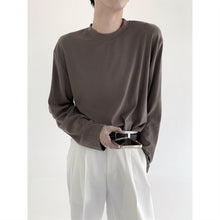 Load image into Gallery viewer, Soft Solid Color Loose Bottoming T-shirt