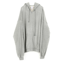 Load image into Gallery viewer, Hooded Loose Zip-Up Cardigan Jacket