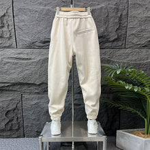 Load image into Gallery viewer, Solid Color Sports Sweatpants Cuffed Casual Loose Harem Pants