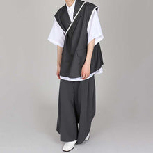 Load image into Gallery viewer, Casual Thin Sleeveless Suit Jacket Draped Loose Pants Two-piece Set