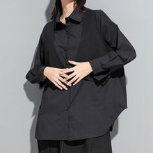 Load image into Gallery viewer, Fake Two Piece Long Sleeve Vest Shirt