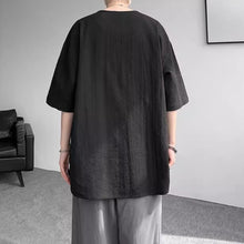 Load image into Gallery viewer, Drapey Loose Cotton Linen T-shirt