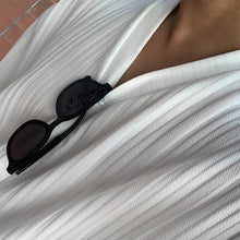 Load image into Gallery viewer, V-neck Cardigan T-shirt and Trousers Set