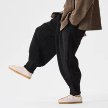 Load image into Gallery viewer, Thickened Faux Lamb Wool Loose Casual Harem Pants