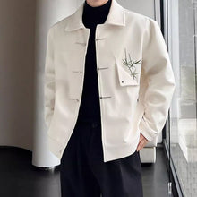 Load image into Gallery viewer, Vintage Embroidered Lapel Loose Jacket