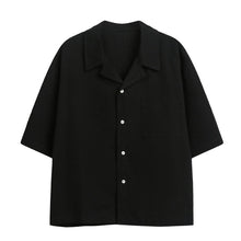 Load image into Gallery viewer, Boxy-fit Cotton Utility Short-sleeve Shirt