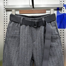 Load image into Gallery viewer, Autumn and Winter Thick Straight Harem Pants