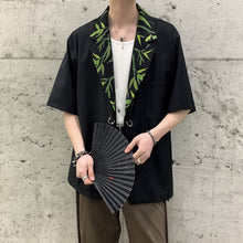 Load image into Gallery viewer, Double Collar Printed Casual Short-sleeved Shirt