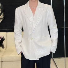 Load image into Gallery viewer, Handmade Sequin Party Event Blazer