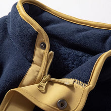 Load image into Gallery viewer, Polar Fleece Panel Stand Collar Jacket