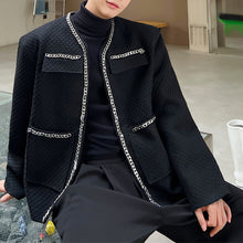 Load image into Gallery viewer, Collarless Handmade Chain Loose Jacket