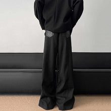 Load image into Gallery viewer, American Style Loose Leather Wide-leg Pants