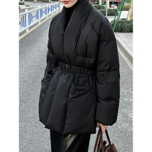 Load image into Gallery viewer, V-neck Waisted Lace-up Jacket