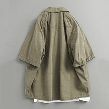 Load image into Gallery viewer, Japanese Retro Loose Casual Denim Shirt