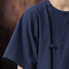 Load image into Gallery viewer, Retro Button-down Short-sleeved Shirt