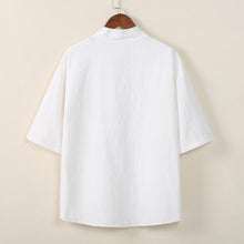 Load image into Gallery viewer, Cardigan Vintage Button Jacquard Shirt