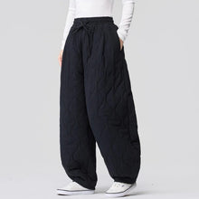 Load image into Gallery viewer, Japanese Retro Quilted Padded Loose Lantern Pants