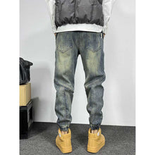 Load image into Gallery viewer, Casual Loose Vintage Blue Jeans