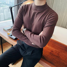 Load image into Gallery viewer, Slim-fit Turtleneck Sweater