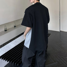 Load image into Gallery viewer, American Shoulder Pad Contrast Color T-shirt