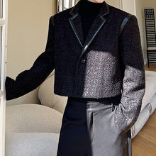 Load image into Gallery viewer, Shiny Tweed Cropped Jacket