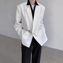 Load image into Gallery viewer, White Suit Jacket with Metal Buttons