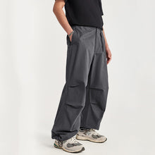 Load image into Gallery viewer, Loose Casual Multi-pocket Straight Wide-leg Trousers