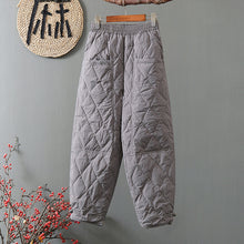 Load image into Gallery viewer, Loose Thick Warm Down Pants