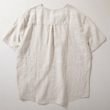 Load image into Gallery viewer, Button Loose Casual Round Neck T-shirt