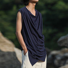 Load image into Gallery viewer, Summer Cotton Linen Sleeveless Vest