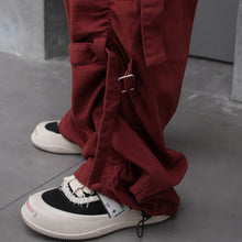 Load image into Gallery viewer, Ribbon Functional Wide-leg Loose Trousers