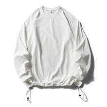 Load image into Gallery viewer, Retro Solid Color Drawstring Quick-drying Shirt