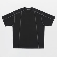 Load image into Gallery viewer, Topstitched Crew Neck Loose T-shirt