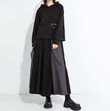Load image into Gallery viewer, Paneled Wide-leg Elastic Waist Culottes