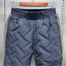 Load image into Gallery viewer, Warm Cotton Loose Striped Thick Tapered Pants