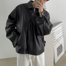 Load image into Gallery viewer, Leather PU Casual Jacket